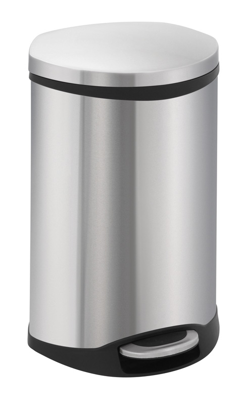 Shell Bin pedaalemmer 18 ltr, EKO mat RVS