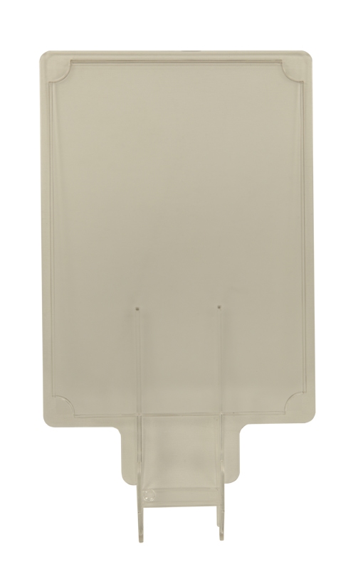 Slim Jim recycling panel, Rubbermaid transparant