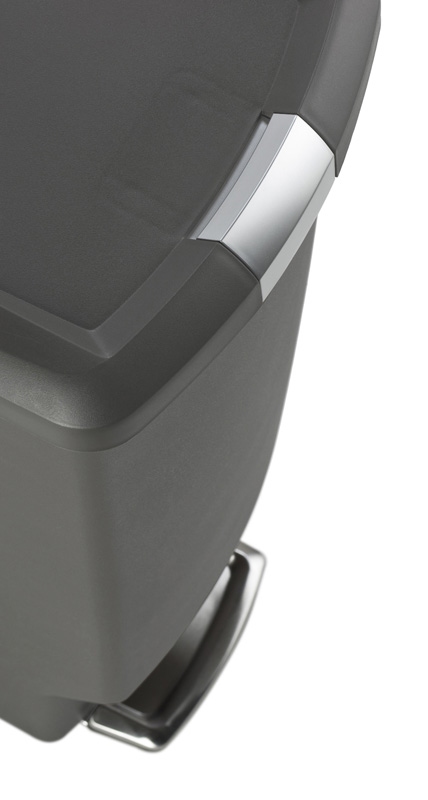 Slim Step Can 40 ltr, Simplehuman grijs