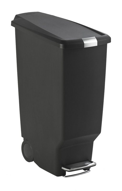 Slim Step Can 40 ltr, Simplehuman zwart