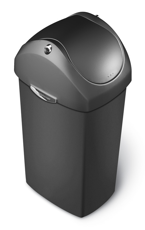 Swing Lid Can 60 ltr, Simplehuman grijs