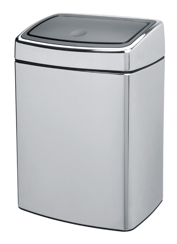 Touch bin 10 ltr, Brabantia RVS