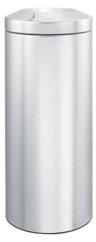 Vlamdovende papierbak 30 ltr, Brabantia mat RVS