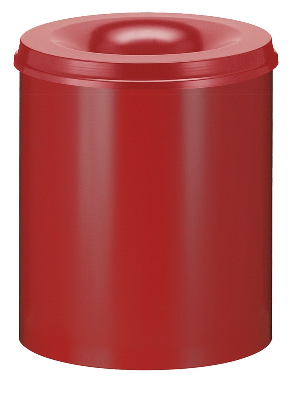 Vlamdovende papierbak 80 ltr rood