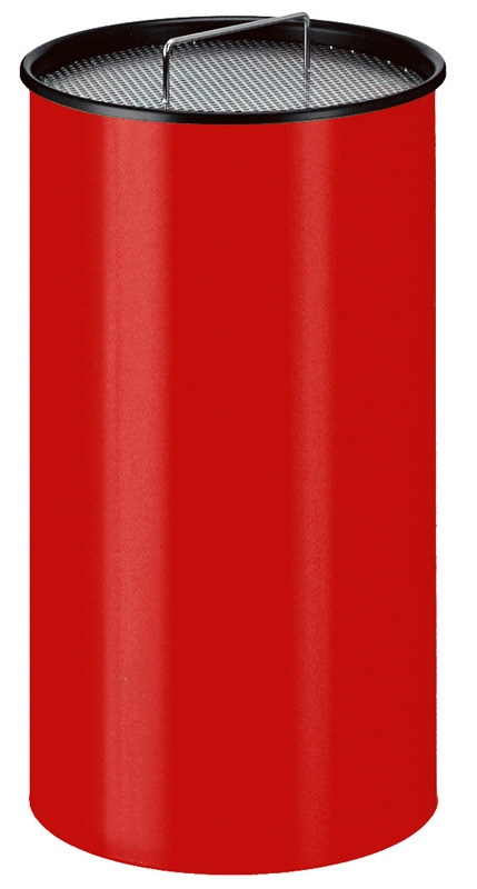 Zandasbak 50 ltr rood