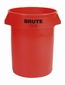 Ronde Brute container 121,1 ltr, rood.