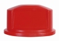 Dome deksel, Rubbermaid rood
