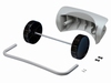 Mobiele set industriële afvalbak ProfiLine 120 ltr, Hailo zw